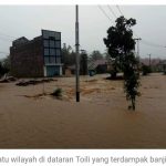 Luapan Sungai Kayuku Moilong, Satu Orang Meninggal Terserat Arus Banjir