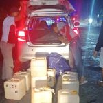 Kasat Sabhara Polres Banggai Kejar Mobil Pengangkut Ratusan Liter Captikus