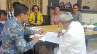 Sesaat Setelah Dilantik Bupati Balut Langsung Kerja