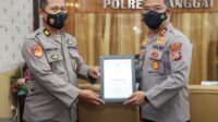 Terbaik II IKPA, Polres Banggai Terima Penghargaan Dari Kanwil DJPb Sulteng