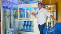 Tiga Bulan Menjabat, Kades Dwipa Karya Launching Depot Air Milik Bumdes