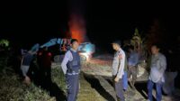 Breaking News : Satu Unit Alat Berat Exavator Milik PT KPP, Hangus Terbakar Dilalap Si Jago Merah