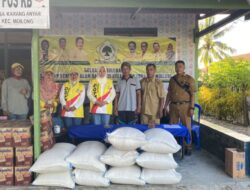 Peduli Banjir Toili-Moilong,Partai Golkar Banggai Salurkan Bantuan