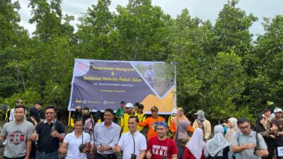 Atasi Krisis Iklim, Warga Banggai Tanami Mangrove Dan Deklarasikan Peduli Iklim