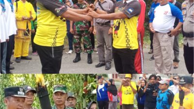 Jemput Obor Porprov Dari Balingara Menuju Nol Kilometer