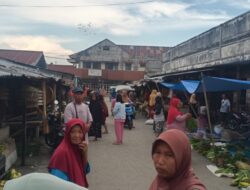 Gempa Bonebolango Pengunjung Pasar Bunta Berhamburan