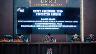 DPRD Banggai Sahkan Raperda, Dua Perangkat Daerah Terbentuk