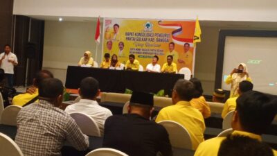 Ketua DPD II Golkar Banggai Beniyanto Tamoreka : Tetap Solid Saling Bersinergi Misi Kita Menangkan Pemilu 2024