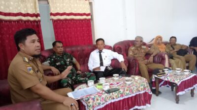 Camat Nuhon Mediasi Empat Kades Dengan Pihak PT Tobelombang Empat Poin di Sepakati