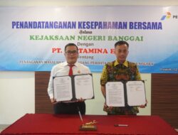 Kejari Banggai Teken MoU Dengan PT Pertamina EP Donggi Matindok