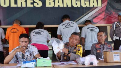 Kurun Waktu Tiga Bulan Polres Banggai Ungkap 13 Kasus Sabu Dan Obatan Daftar G Ringkus Empat Belas Tersangka