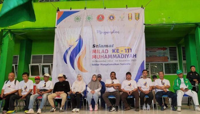 Milad Muhammadiyah ke 111 di Banggai Gelar Jalan Santai Galang Dana Korban Palestina dan Kebakaran Kompleks Cokroaminoto Luwuk