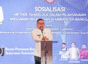 Bupati Banggai Amirudin Buka Sosialisasi BPBJ Metode Swakelola Anggaran 5 Milyar Per Kecamatan