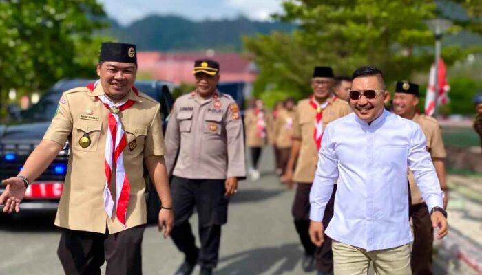 Bupati Banggai Apresiasi Kerjasama Dispendik dan Kwarcab,Camping Day Rangsang Kreativitas Karakter Positif Anak Usia Dini