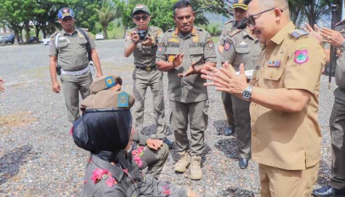 Pembaretan 78 Anggota Baru Pol PP, Bupati Banggai : Jalankan Tugas Sebagai Pilar Ketertiban dan Pelayan Masyarakat