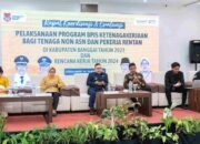 Rakor Disnakertrans dan BPJS Ketenagakerjaan, Bupati Banggai : Pastikan Singkronisasi Data Akurat Agar Bantuan Tepat Sasaran