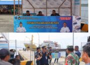 KUPP Bunta Imran Usman Pimpin Pelayanan Posko Nataru, Berikan Layanan Terbaik Pada Calon Penumpang KM Daraki Nusa