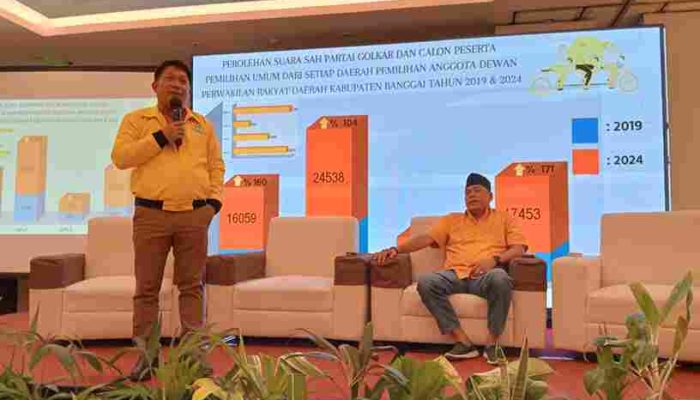 Golkar Banggai Rebut Kemenangan Pemilu 2024, Ketua Beniyanto : Masih Ada Lagi Agenda Pilkada, Sekretaris Irwanto Kulap Paparkan Capaian