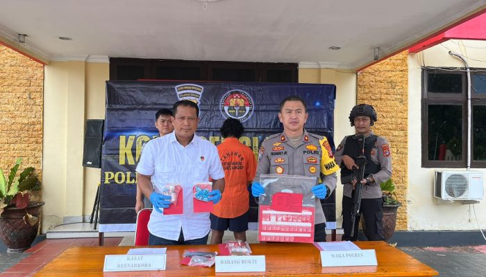 Satresnarkoba Polres Bangkep Ungkap Pengedar Sabu Modus di Balik Bungkus Permen