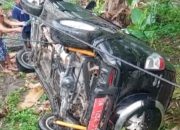 Mobil Dinas Milik Pemprov Sulteng Alami Kecelakaan