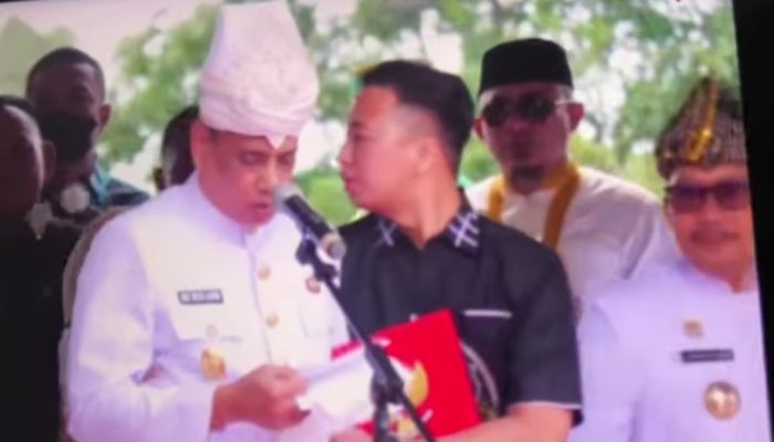 Wagub Sulteng Ma,Mun Amir Nyaris Pingsan Saat Bacakan Sambutan HUT Kabupaten Banggai ke 64