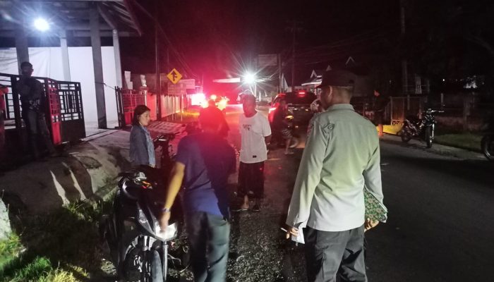 Tabrakan Motor di Persimpangan Jalan Tugu Bunta Satu Korban Meninggal Dunia