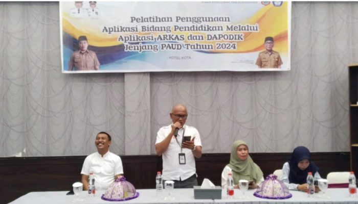 Tingkatkan Kualitas Penggunaan Aplikasi Dinas Pendidikan Banggai Beri Pelatihan 165 Operator PAUD