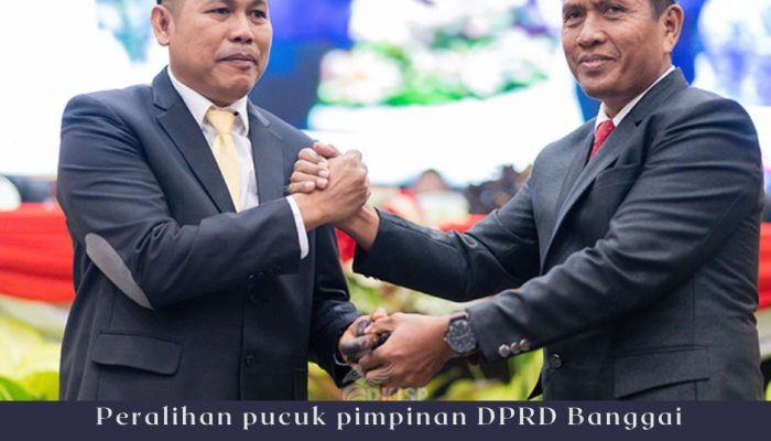 Berikut Pelaksanaan Tugas Pimpinan Sementara DPRD Banggai di Emban Irwanto Kulap