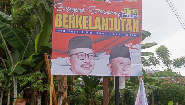 Baliho Petahana AT-FM Kerap di Rusak, Amirudin : Mari Berpolitik Dengan Santun Ciptakan Iklim Demokrasi Yang Sejuk