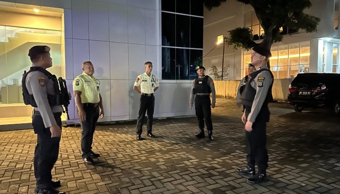 Samapta Polres Banggai Tingkatkan Patroli Malam Sasar Kantor Perbankan