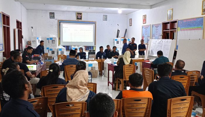 Rapat Pleno PPK Simra Tunda Satu TPS Lanjut Hari Ini
