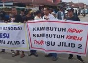 Aksi Demo Warga Toili Moilong Tegas Tolak PSU Jilid 2 Imbas Ekonomi Lesu Masyarakat Butuh Makan dan Kerja