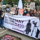 Aksi Demo Organisasi Wartawan dan Media Teriaki Kebebasan Jurnalis Stop Kekerasan
