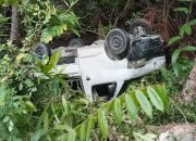 Mobil Pikap Masuk Jurang Tujuh Korban di Evakuasi