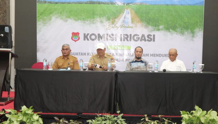 Sidang Perdana KOMIR, Kadis PUPR Banggai : Pentingnya Pengelolaan Irigasi Dukung Swasembada Pangan