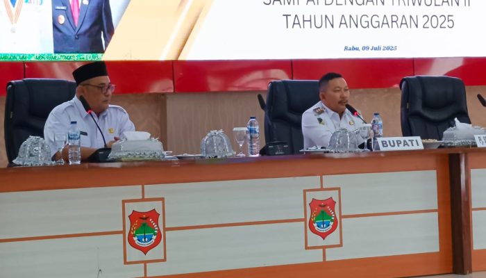 Rapat Evaluasi Serapan Anggaran, Bupati Amirudin : Hari Ini Baru Kata Pengantar dan Akan Turun Langsung Monitoring