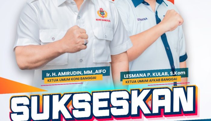 Ketua AFKAB Banggai Hadiri Langsung Laga Final Futsal PORKAB V, Lesmana Kulab : Proyeksi Atlet PORPROV X Tahun 2026