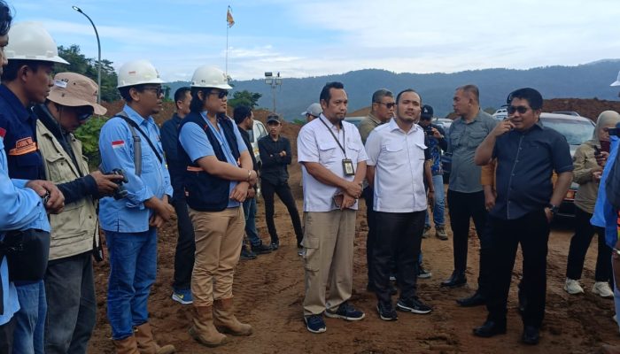 Aleg DPR RI Beniyanto dan Tim Pemda Banggai Tinjau Aktifitas Perusahaan Nikel Siuna