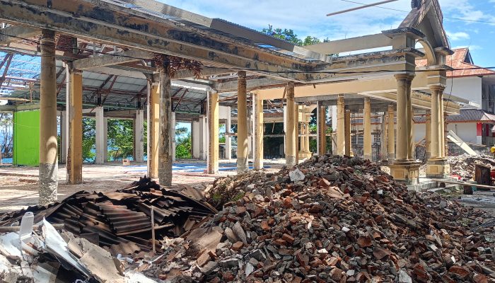 Rehabilitasi Berat Gedung Genas Luwuk Dinas PUPR Banggai Alokasikan Anggaran Rp.1,3 Miliar