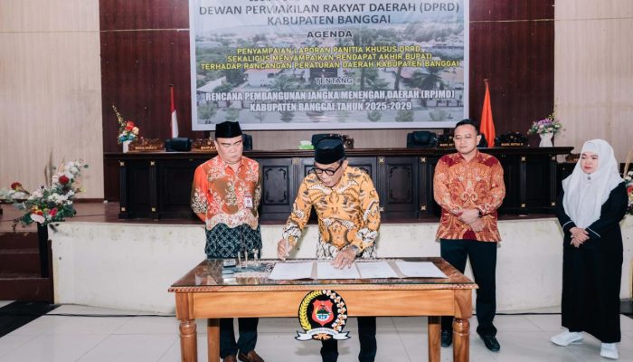 DPRD Banggai Sepakati Rancangan Akhir RPJMD 2025-2029