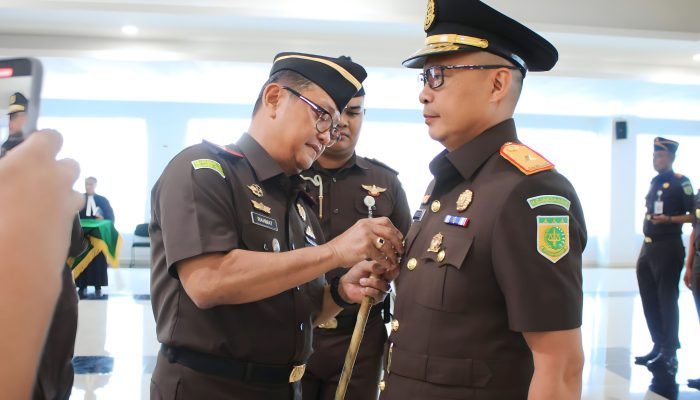 Kajati Sulteng Lantik Wakajati Setelah 4 Bulan Alami Kekosongan