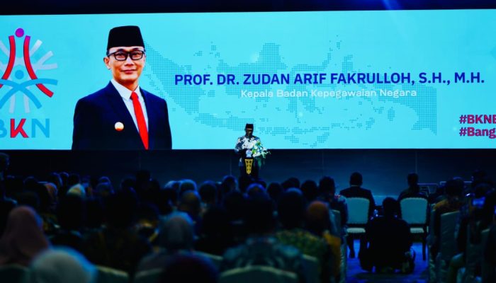 Bupati Banggai Hadiri Rakornas BKN, Prof Zudan : Rakornas Tahun Ini Menekan Urgensi Kolaborasi Lintas Sektor dan Daerah