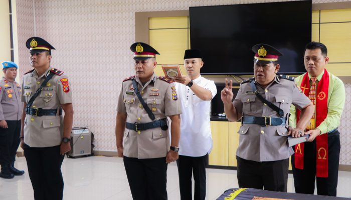 Wakapolres Banggai Pimpin Sertijab Kapolsek Bunta 