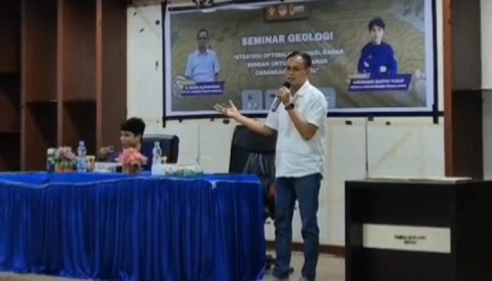 Sinergi Dunia Tambang dan Kampus, Fakultas Teknik Untad Palu Daulat KTT Najmi Alramadhan Dosen Praktisi Seminar Geologi