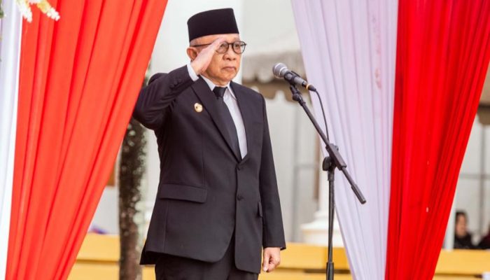 Tiga Poin Menteri Sosial di Sampaikan Wabup Furqanuddin Pimpin Upacara Hari Pahlawan