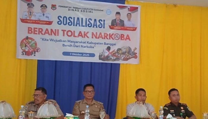 Libatkan Satnarkoba Dinsos Banggai Sosialisasi Bahaya Narkoba Pada Pelajar