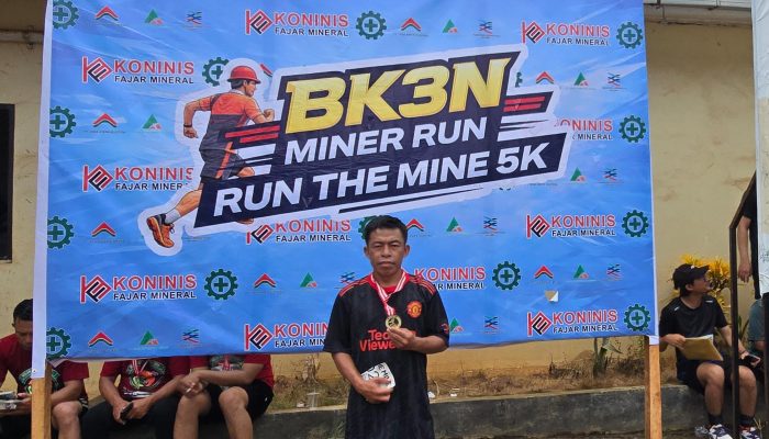 Langkah Kaki dalam Deru Nafas Semangat BK3N, Sepner Pelari Tercepat Bungkam Lintasan “KFM Run the Mine”