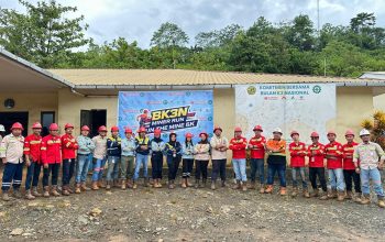 Rangkaian Peringatan BK3N di Site PT KFM Berakhir, KTT Muh Najmi Alramadhan : Keselamatan Kerja Harus Jadi Budaya