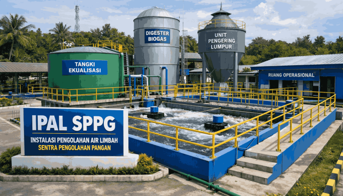 IPAL Belum Standar BGN Ancaman Bagi Lingkungan ?Yayasan Talenta Thalia Indah Bungkam, KSPPG Bunta : Sedang Perbaikan Fasilitas