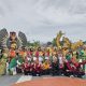 Tampil Atraktif Disdikbud Banggai Suguhkan Tarian Onsulen Kape di HUT Sulteng ke 62